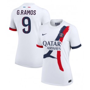 Paris Saint-Germain Goncalo Ramos #9 Udebanetrøje Dame 2024-25 Kort ærmer